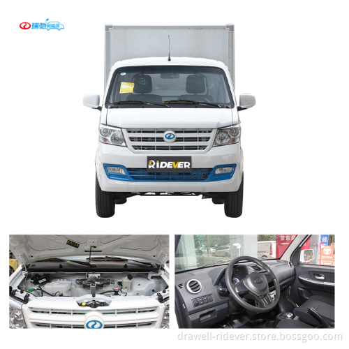 245km Long Range New Energy Electric Mini Truck 1232kg 1ton Mini Electric Pickup Truck For Sale